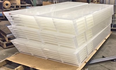 新的塑料板包裝成工廠的原始規格。